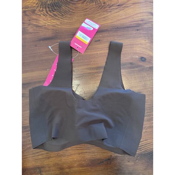 Commando Classic Comfy Scoop Neck Bralette Sz S Mocha NWT $74 - Picture 6 of 6